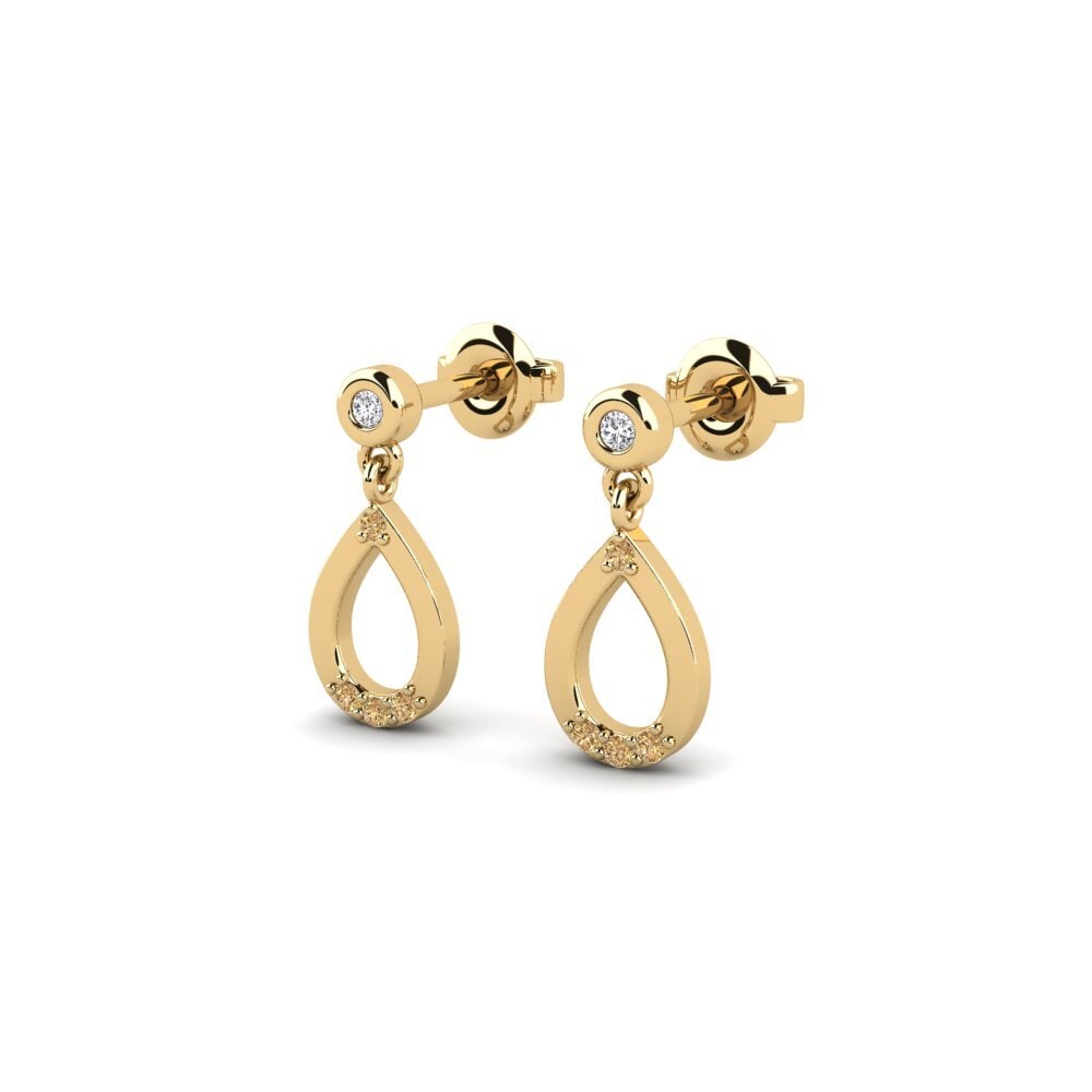 Brown Diamond Women's Earring Lagi
