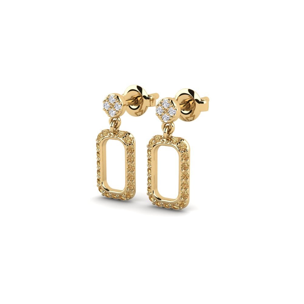 Brown Diamond Women's Earring Malaki