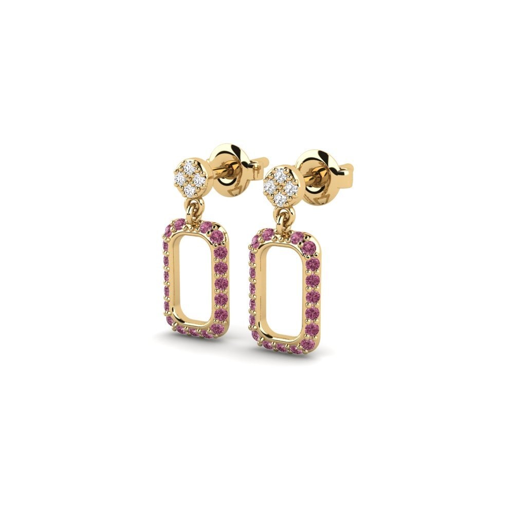 Rhodolite Garnet Women's Earring Malaki