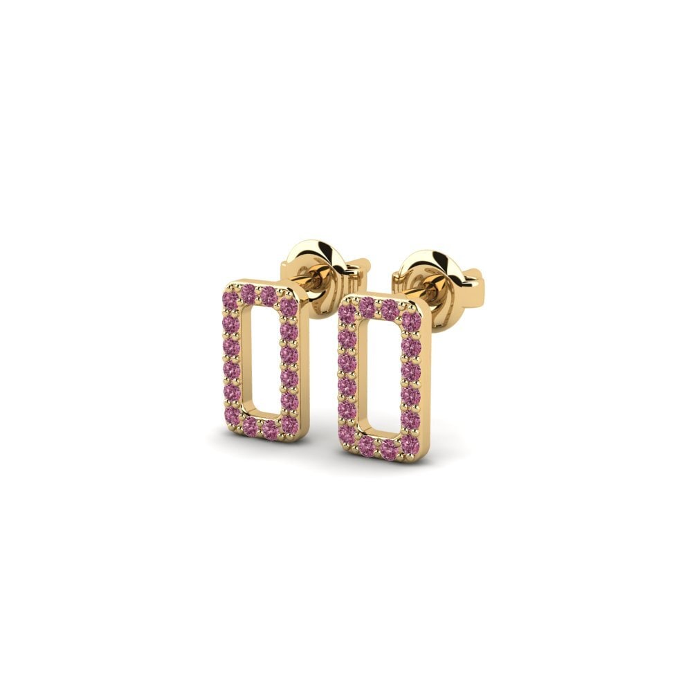 Rhodolite Garnet Women's Earring Maret