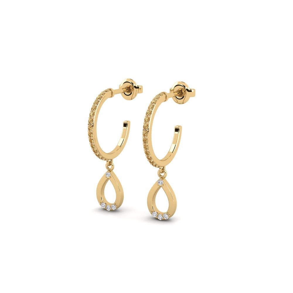 Brown Diamond Women's Earring Opnieuw