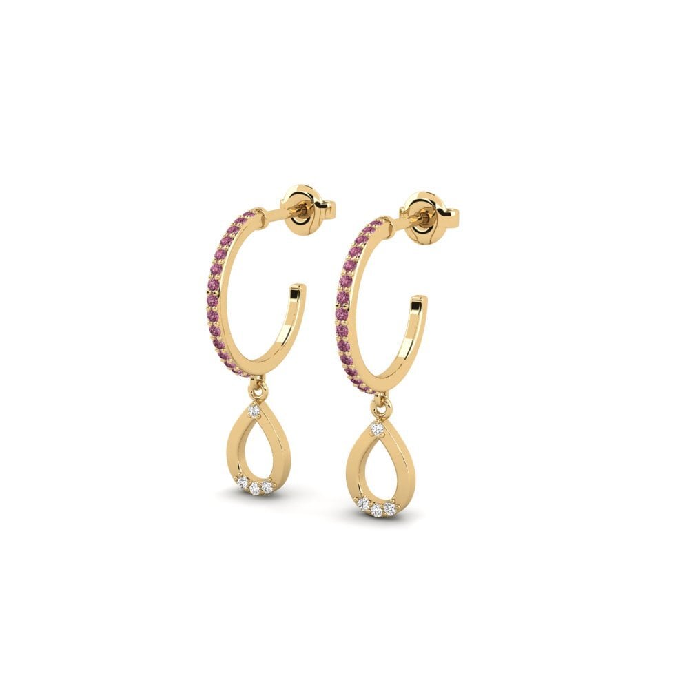 Rhodolite Garnet Women's Earring Opnieuw