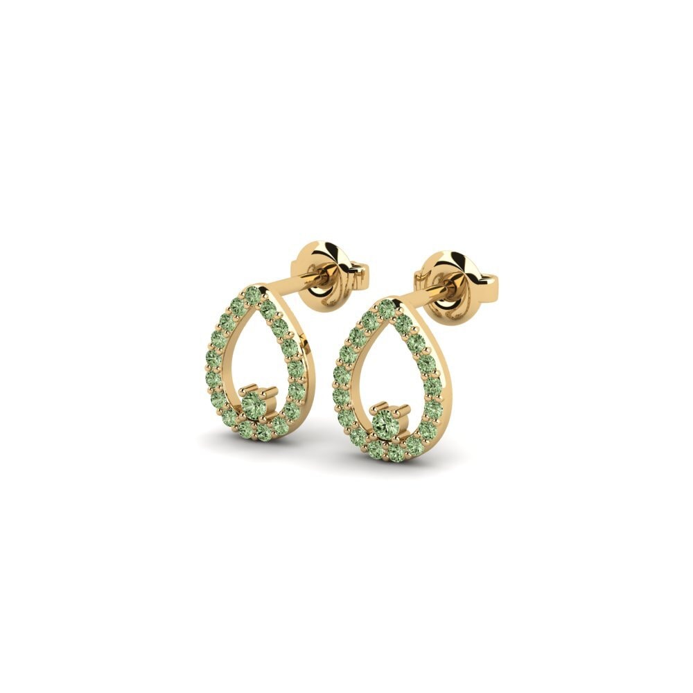 Green Diamond Women's Earring Qatra