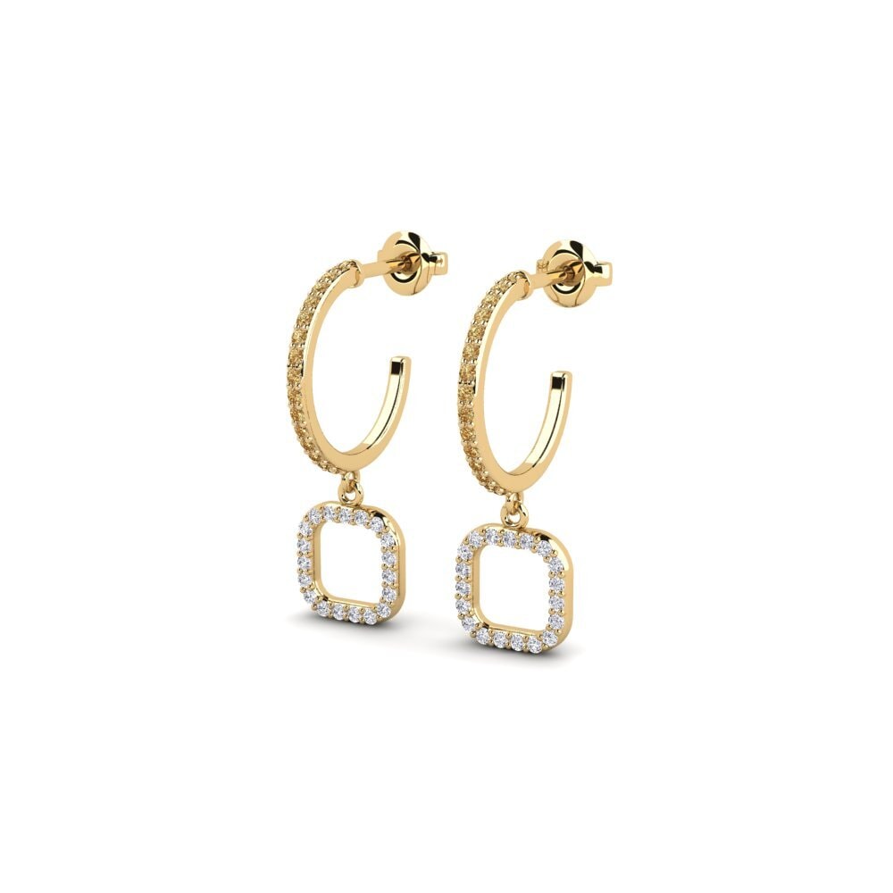 Brown Diamond Women's Earring Ruut