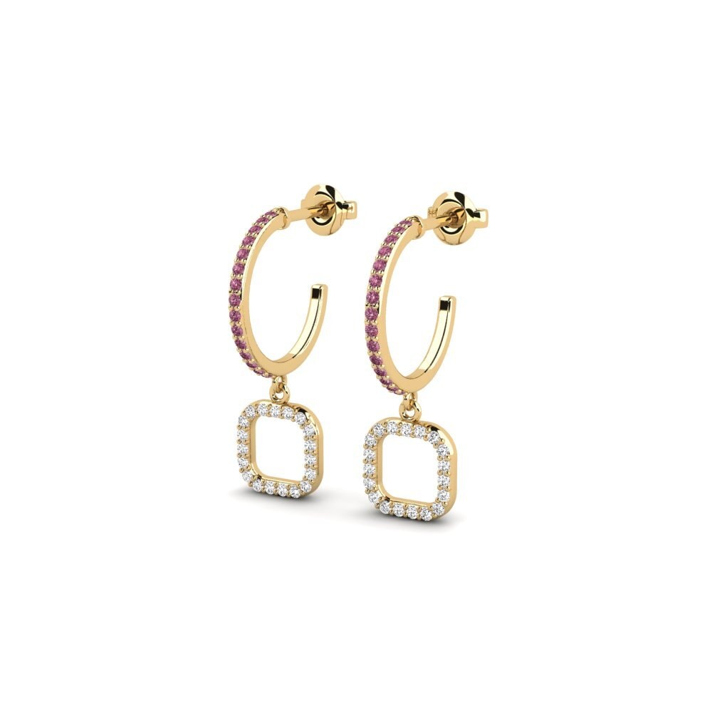 Rhodolite Garnet Women's Earring Ruut