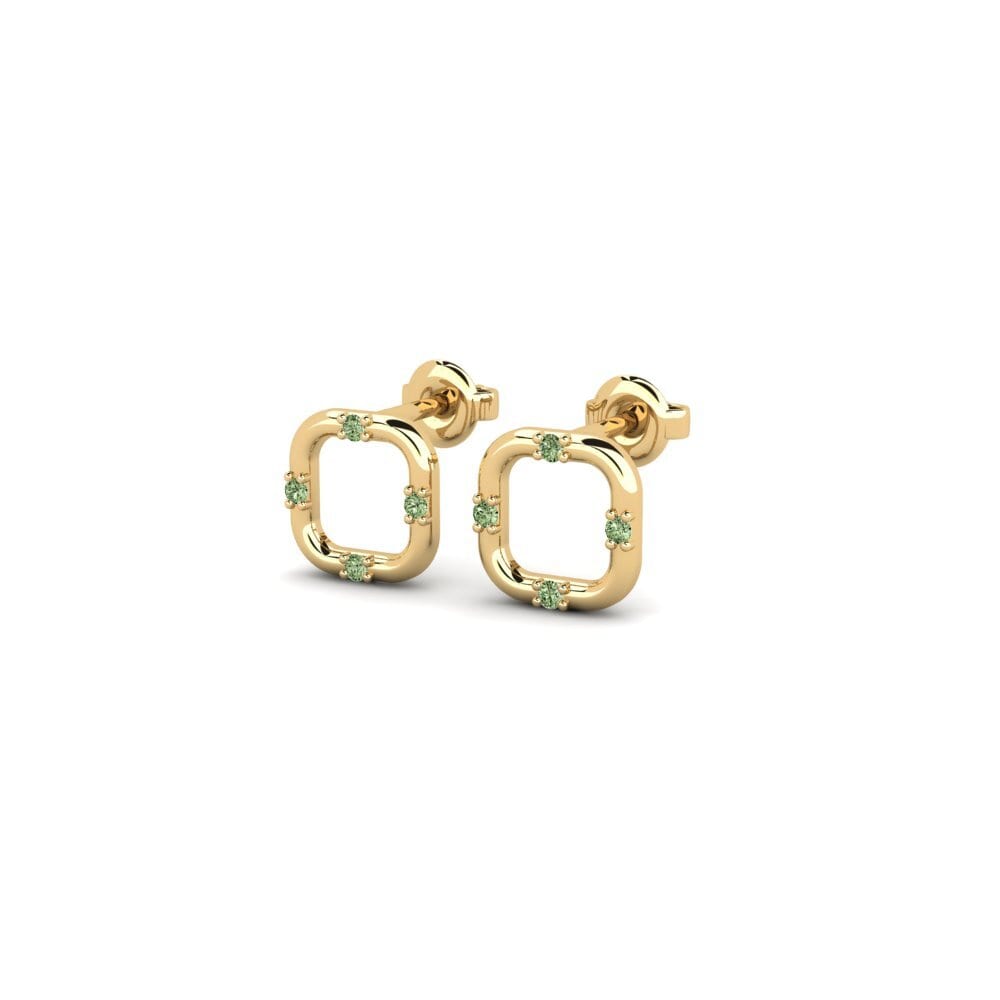 Diamante Verde Pendiente de mujer Teku