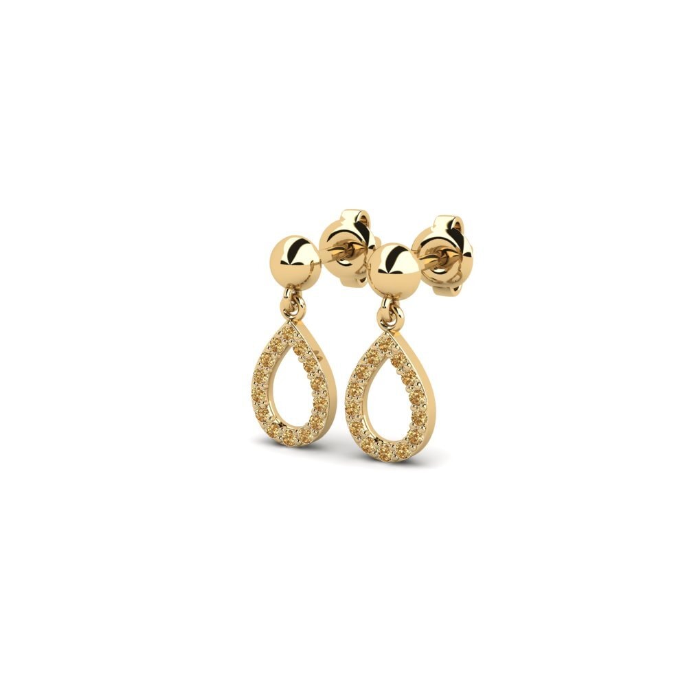 Brown Diamond Women's Earring Wichiy