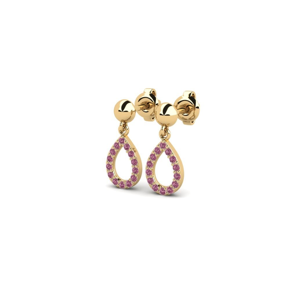 Rhodolite Garnet Women's Earring Wichiy