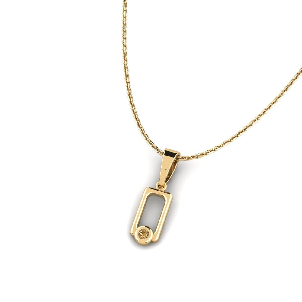 Brown Diamond Women's Pendant Woz