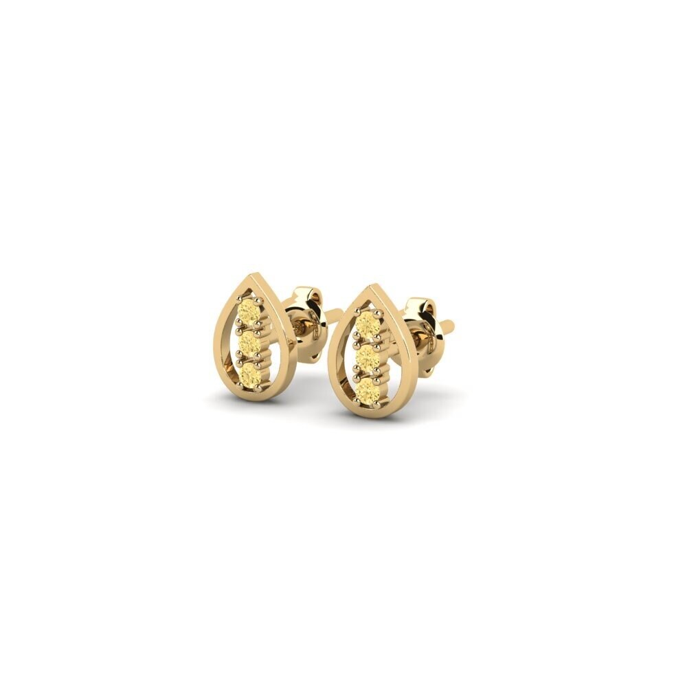 Diamante Amarillo Pendiente de mujer Znovu
