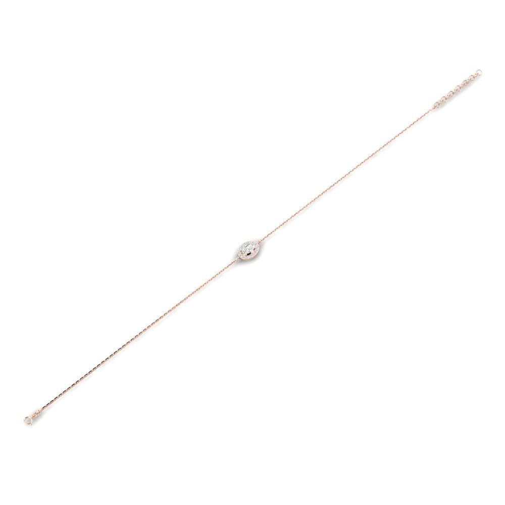 14k Oro Rosa Pulsera de Mujer Antreklik