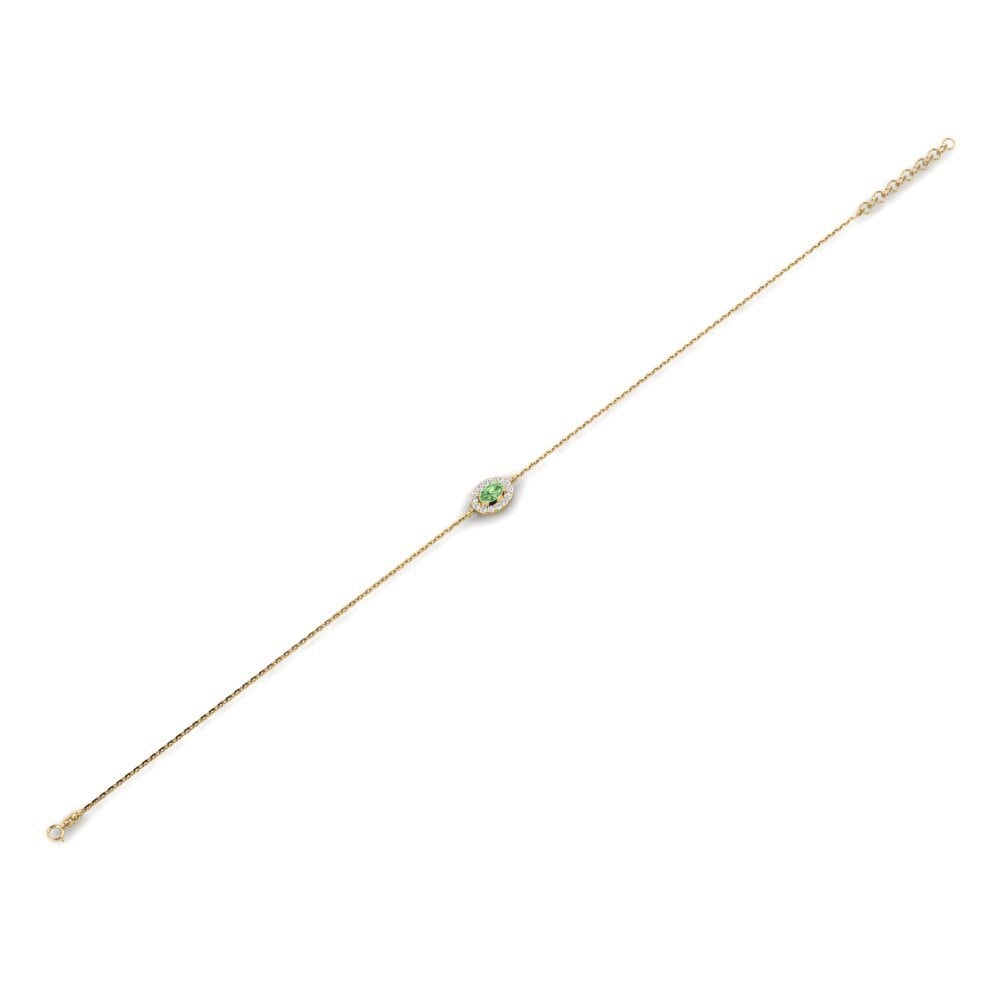 Diamante Verde Pulsera de Mujer Antreklik