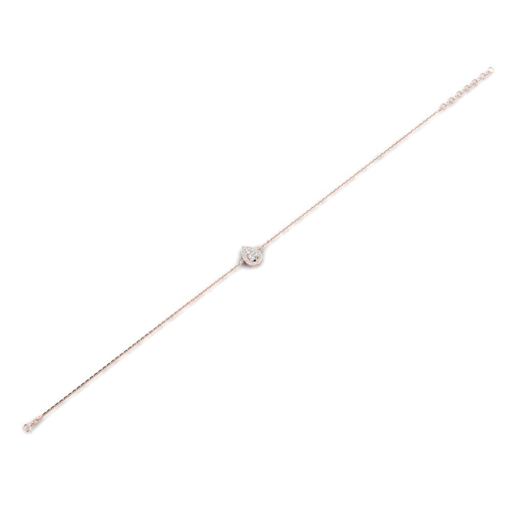 14k Oro Rosa Pulsera de Mujer Ascuns