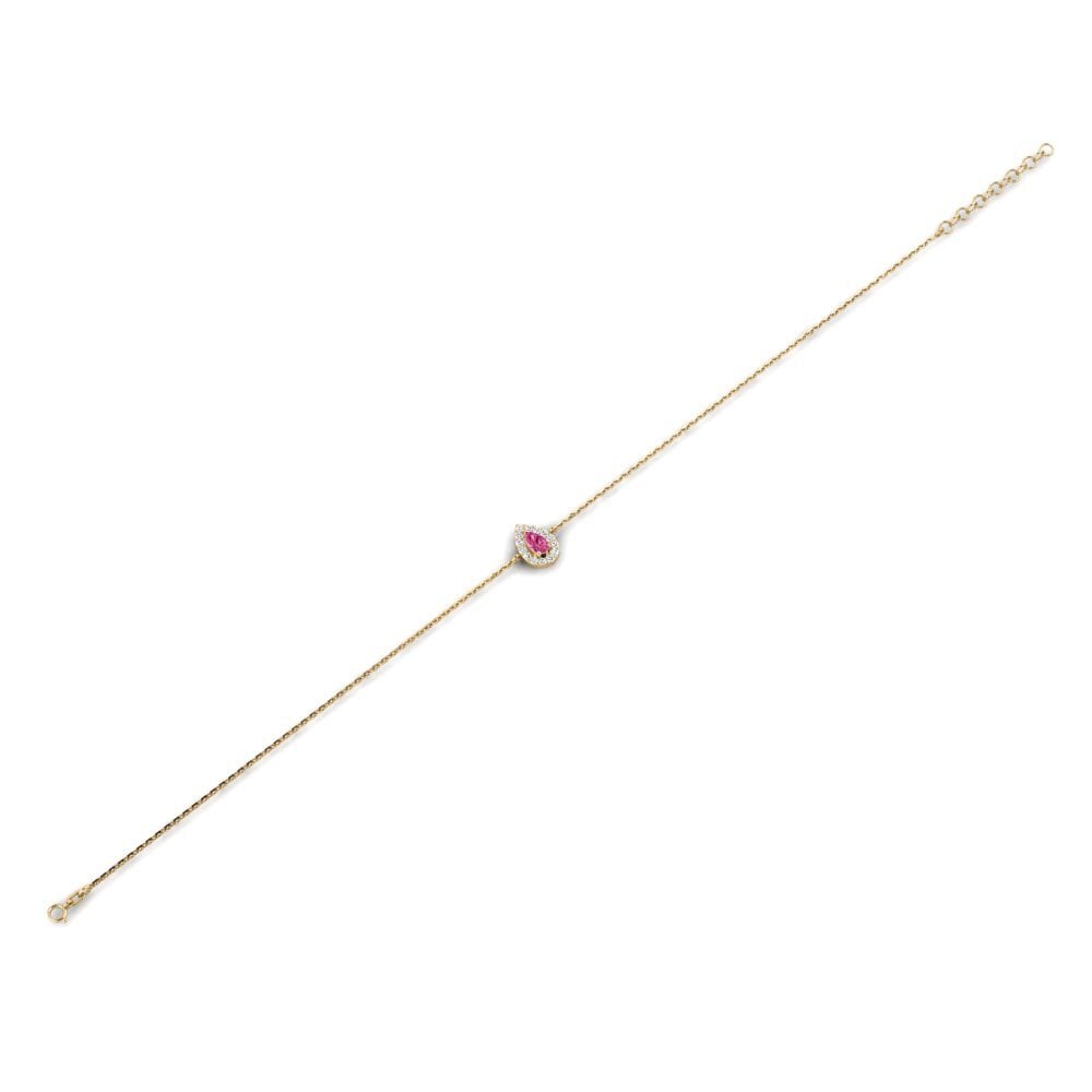 Turmalina rosa Pulsera de Mujer Ascuns