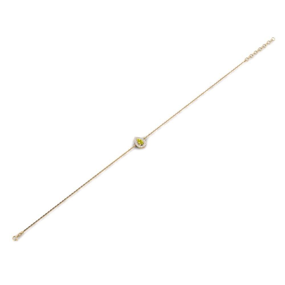 Diamante Amarillo Pulsera de Mujer Ascuns