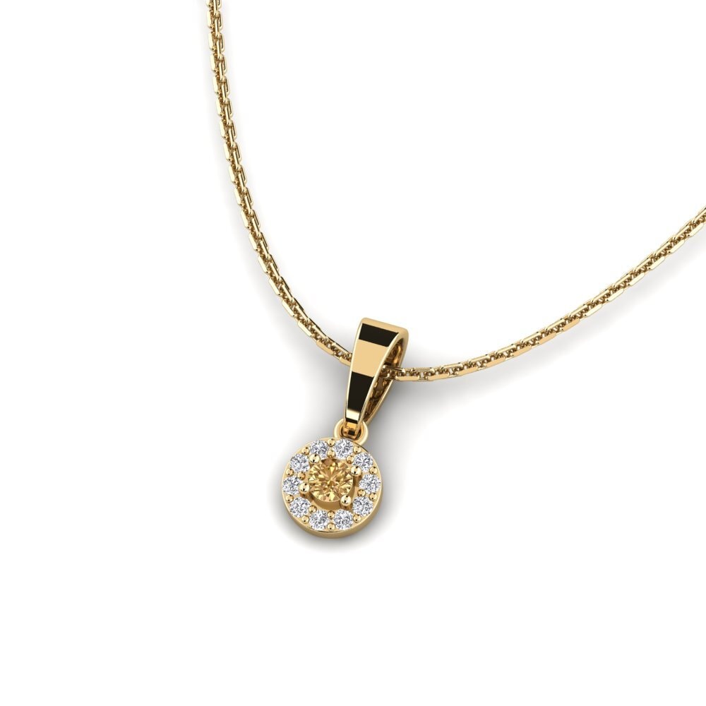 Brown Diamond Women's Pendant Cache