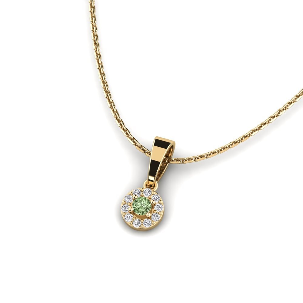 Diamante Verde Colgante de Mujer Cache