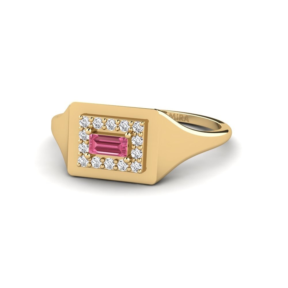 Zafiro Rosado Anillo Dongara