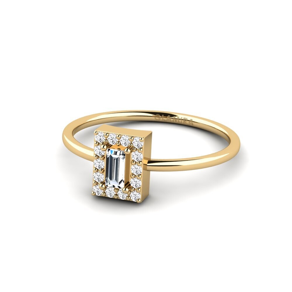 Zirconia Engagement Ring Dutse