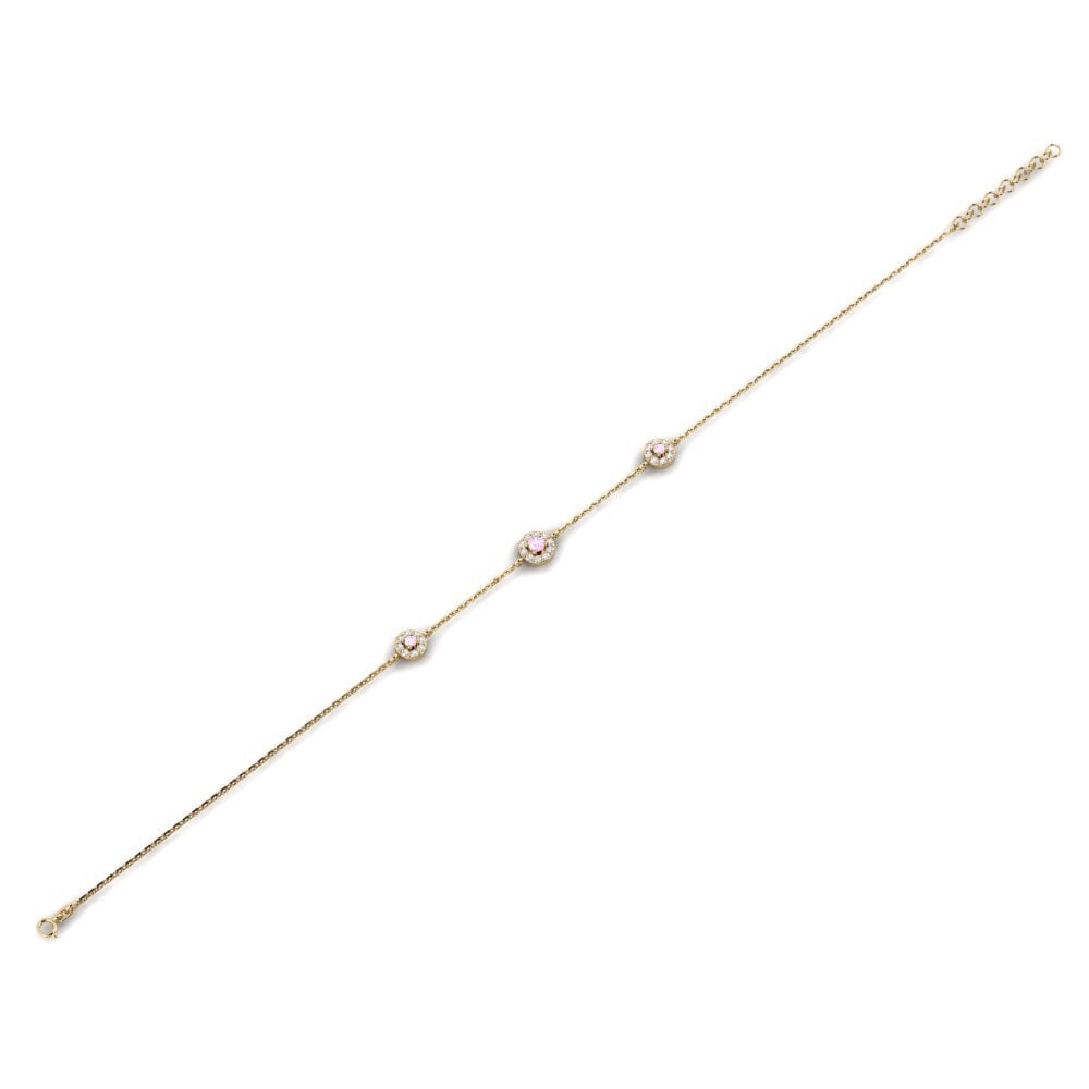 Zafiro Rosado Pulsera de Mujer Erakar