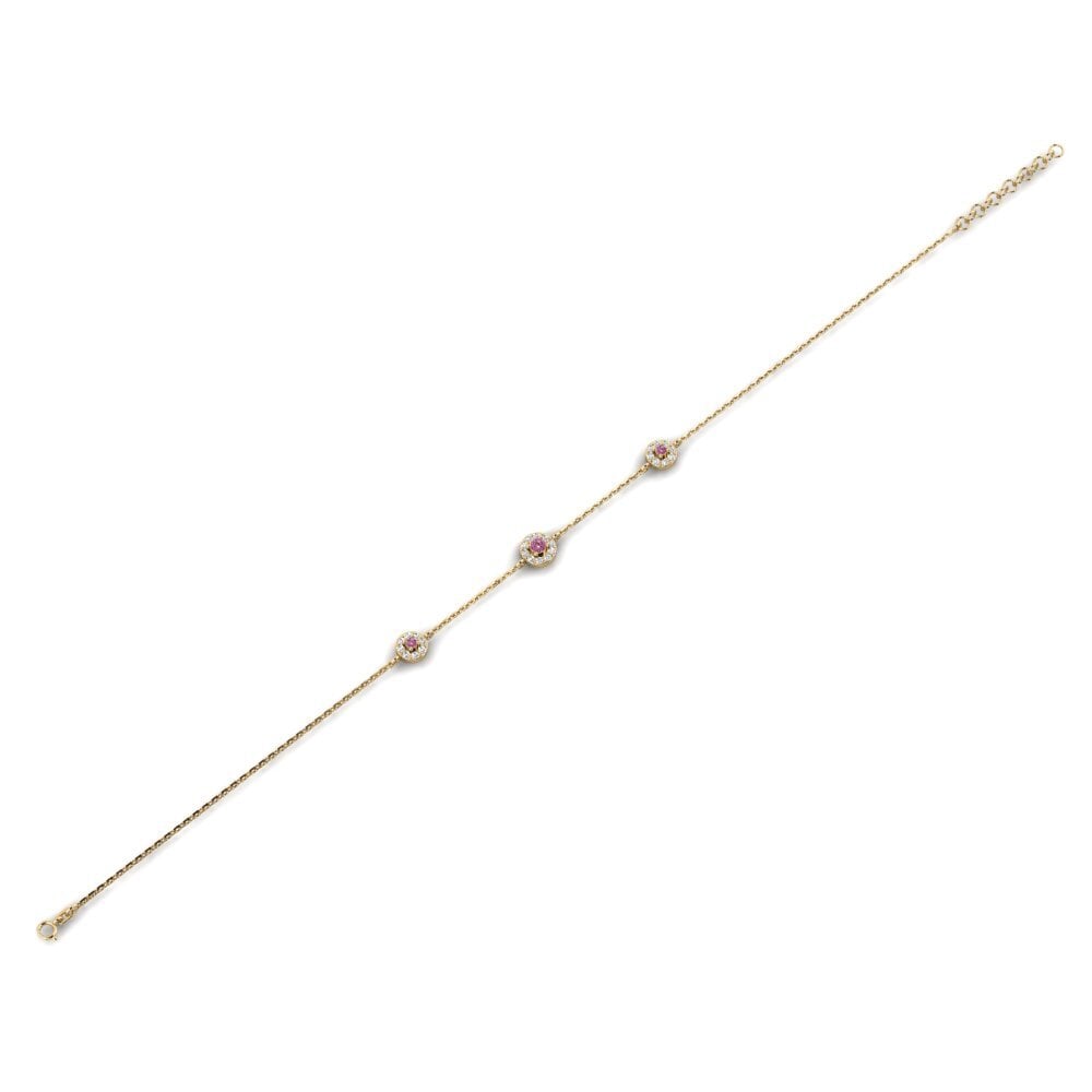 Granate Rhodolite Pulsera de Mujer Erakar
