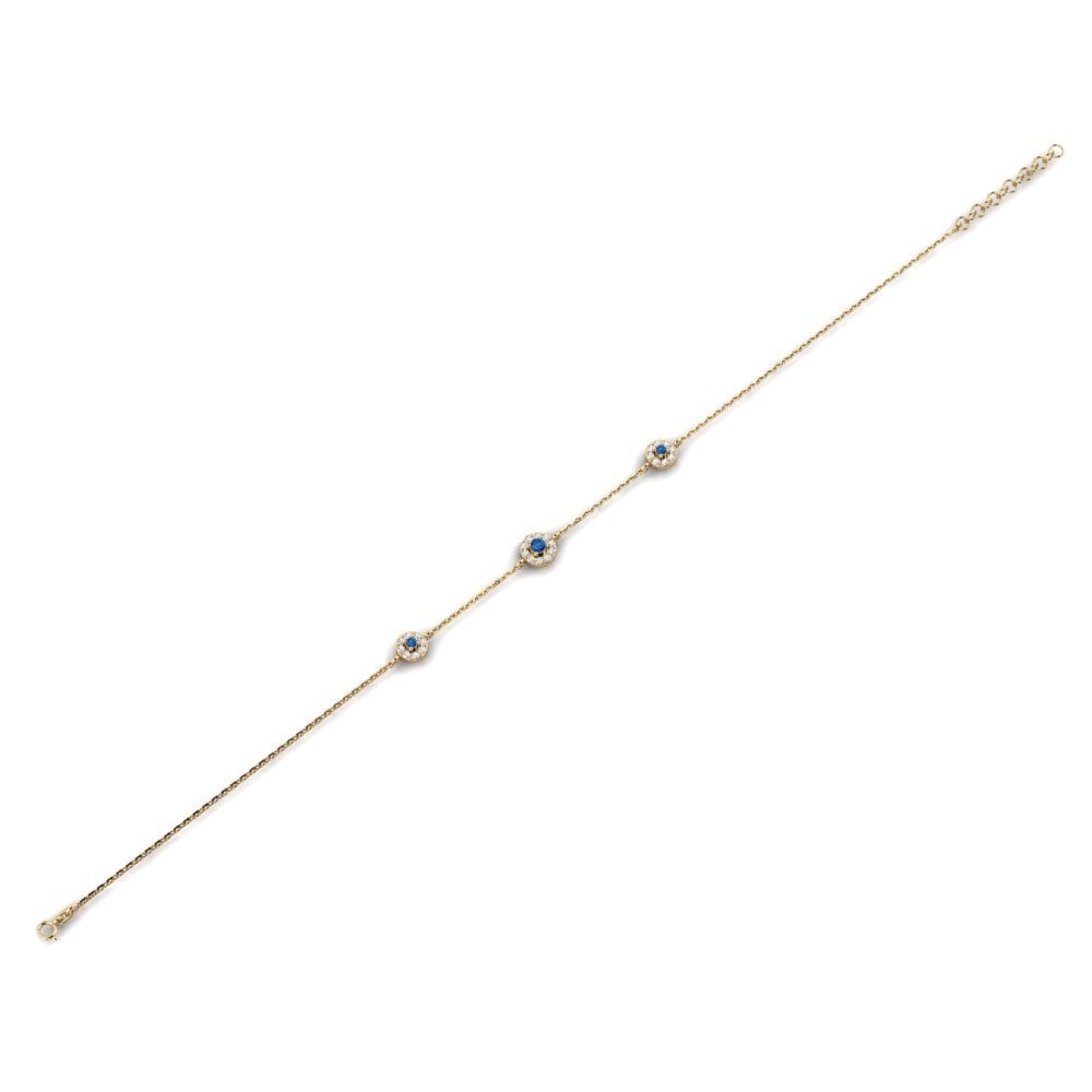 Circonita Azul Oscuro Pulsera de Mujer Erakar