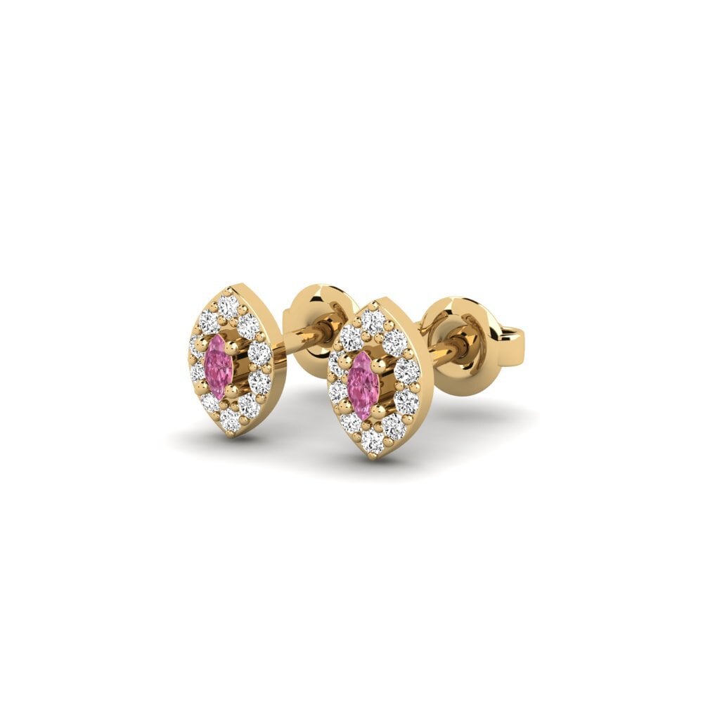 Rhodolite Garnet Women's Earring Ezkutuan