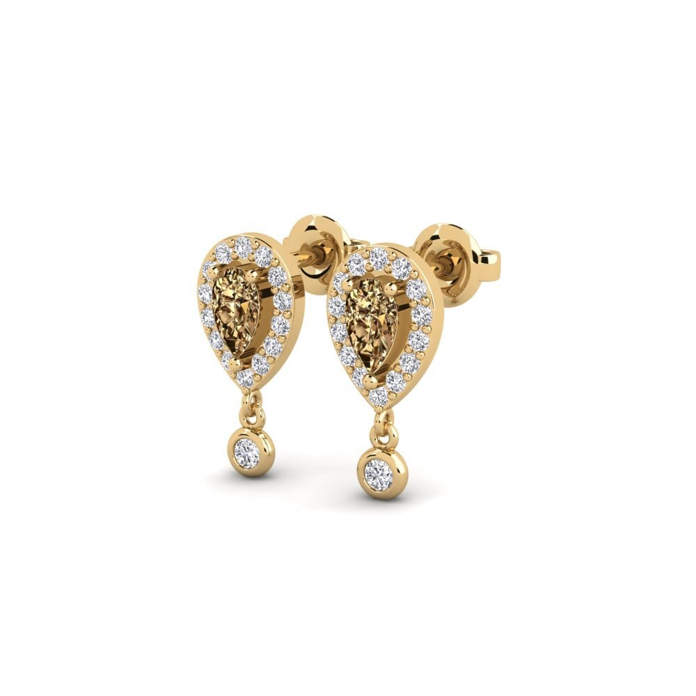 Brown Diamond Women's Earring Ferburgen