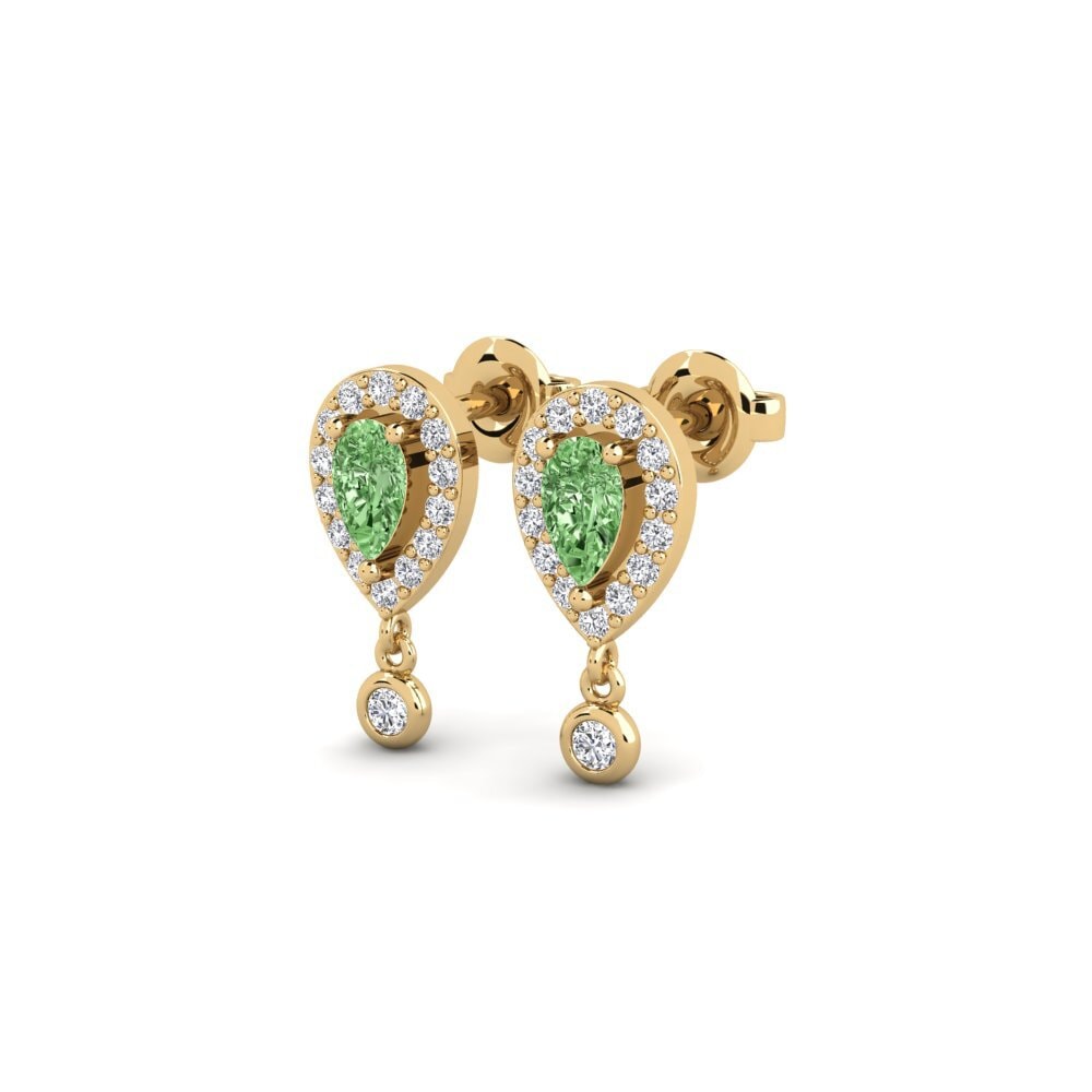 Diamante Verde Pendiente de mujer Ferburgen