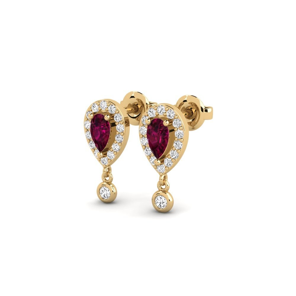 Rhodolite Garnet Women's Earring Ferburgen
