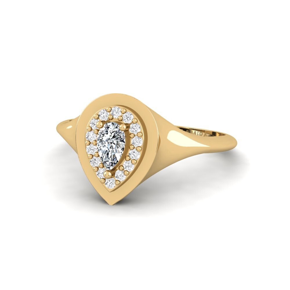 Zirconia Engagement Ring Fishehur