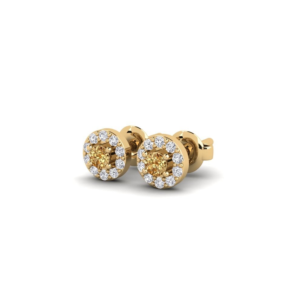 Brown Diamond Women's Earring Gitago