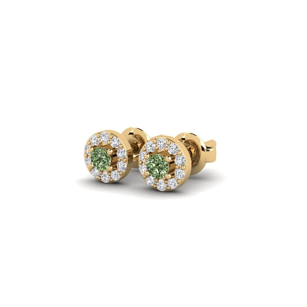 Diamante Verde Pendiente de mujer Gitago