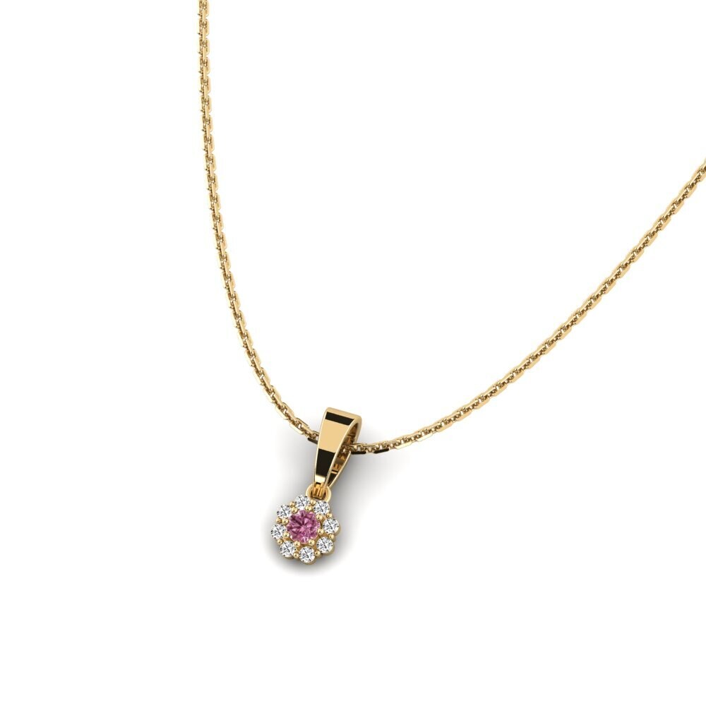 Granate Rhodolite Colgante de Mujer Gunung