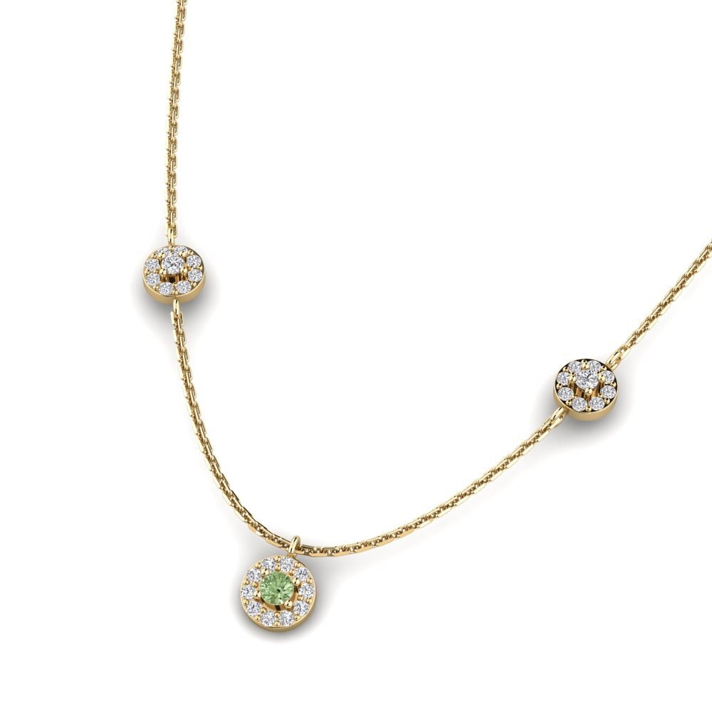 Diamante Verde Collar de Mujer Heuvel