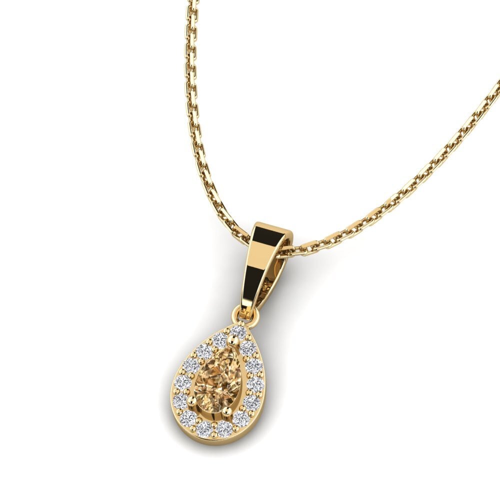 Brown Diamond Women's Pendant Huna