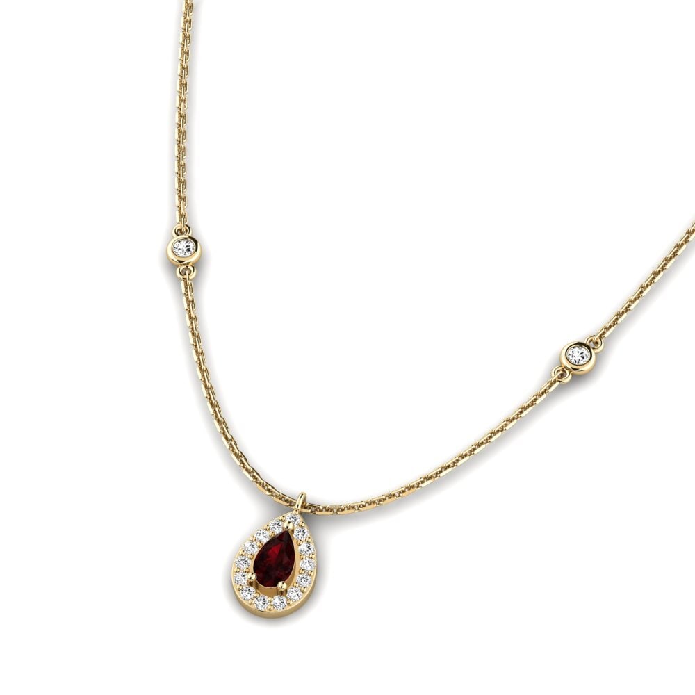 Garnet Women's Necklace Imolara