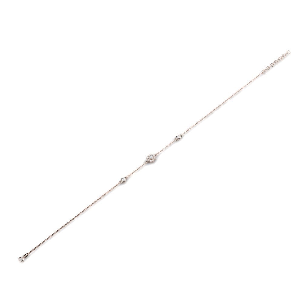 14k Oro Rosa Pulsera de Mujer Kanda