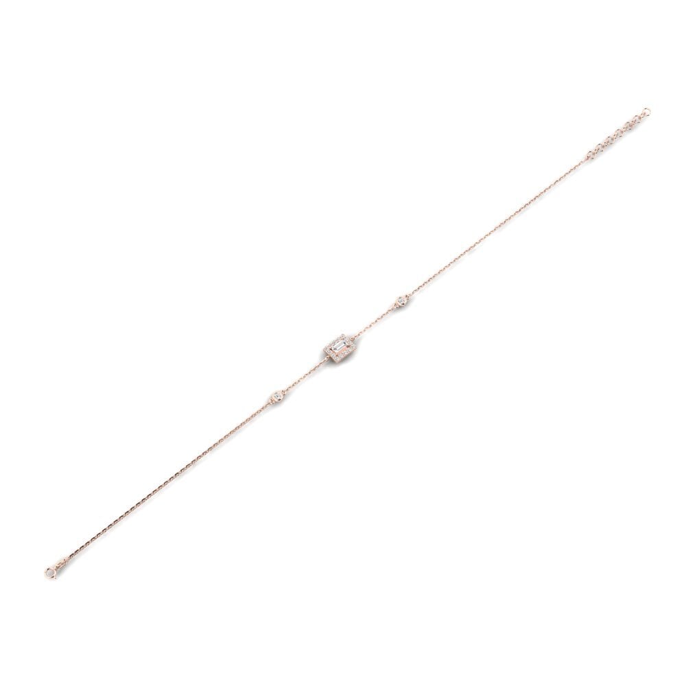 14k Oro Rosa Pulsera de Mujer Kuluba