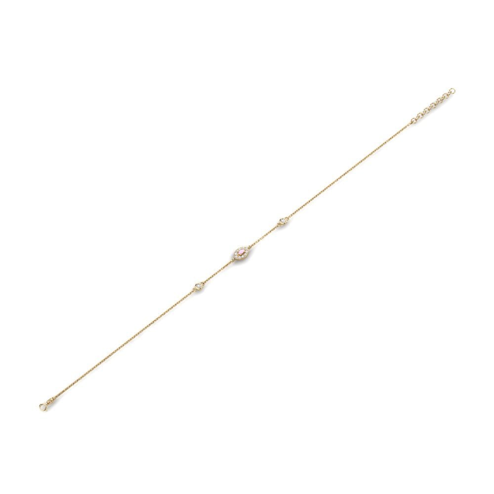 Zafiro Rosado Pulsera de Mujer Madani