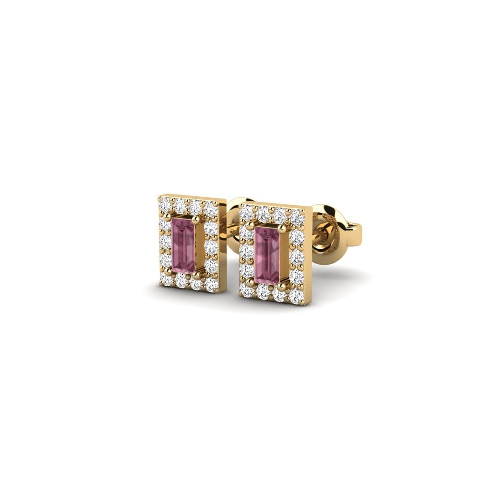 Rhodolite Garnet Women's Earring Maumna