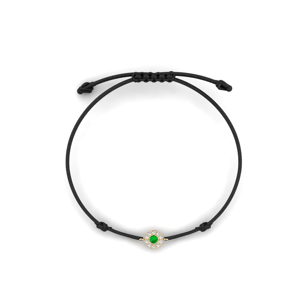 Esmeralda Pulsera de cordón Menarik