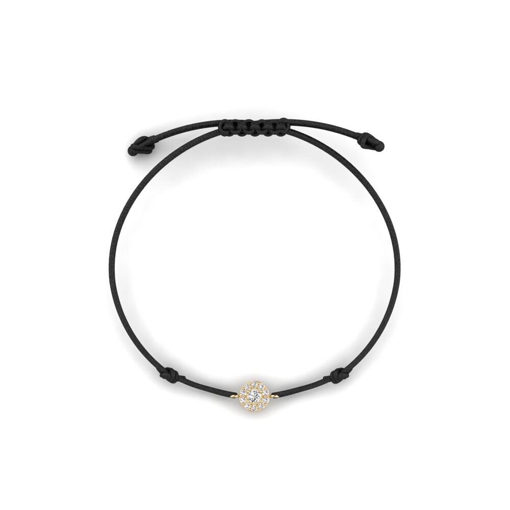 Moissanita Pulsera de cordón Menarik