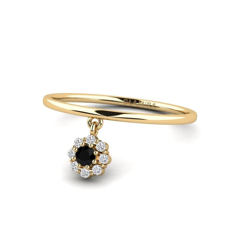 Safira negra Anel Mons
