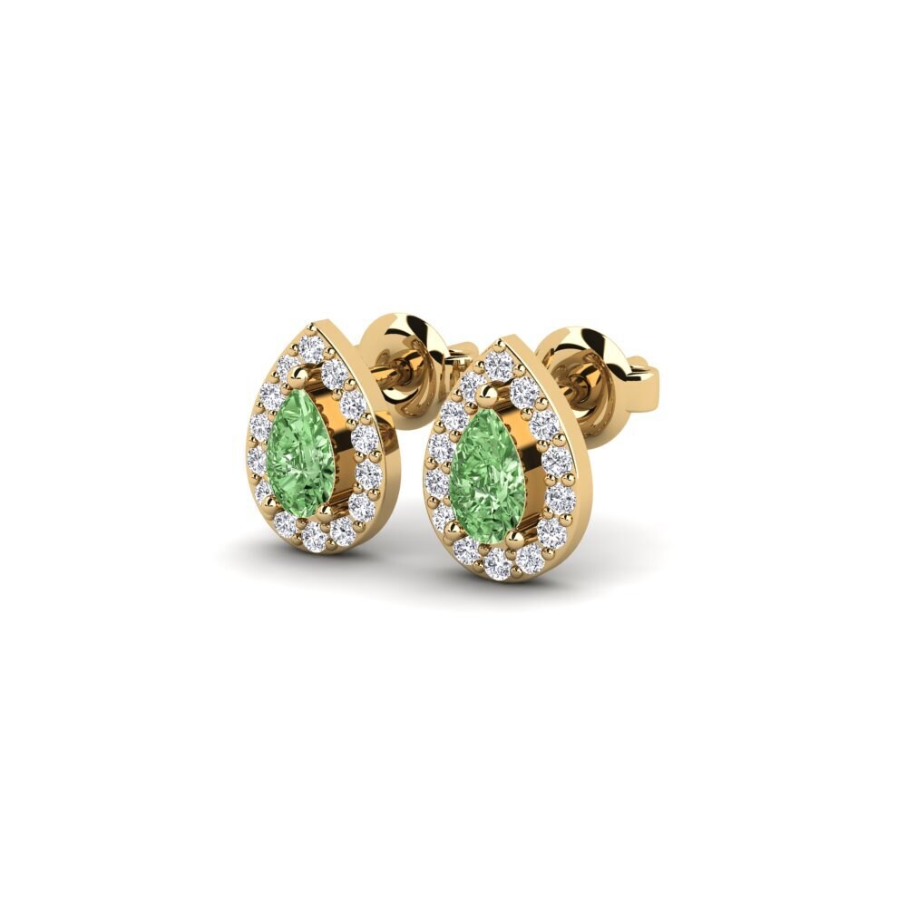 Diamante Verde Pendiente de mujer Natia