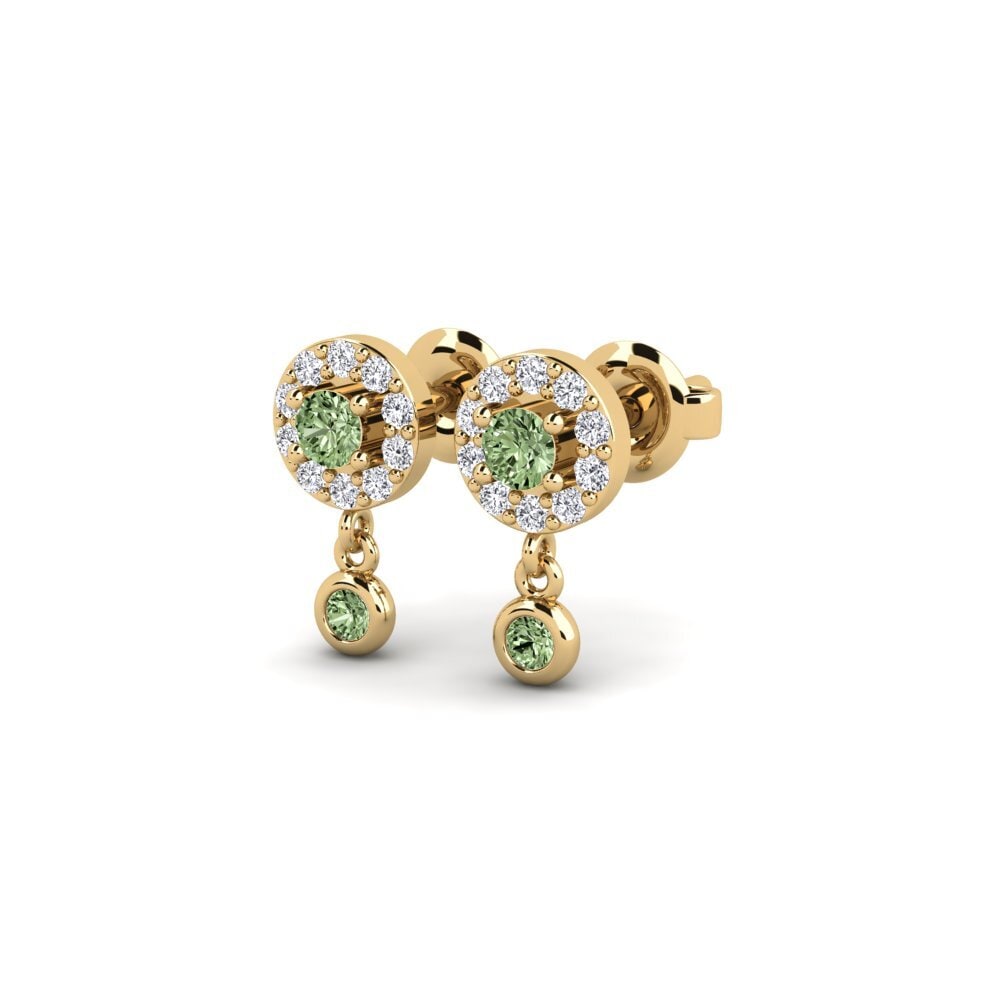Diamante Verde Pendiente de mujer Olculto