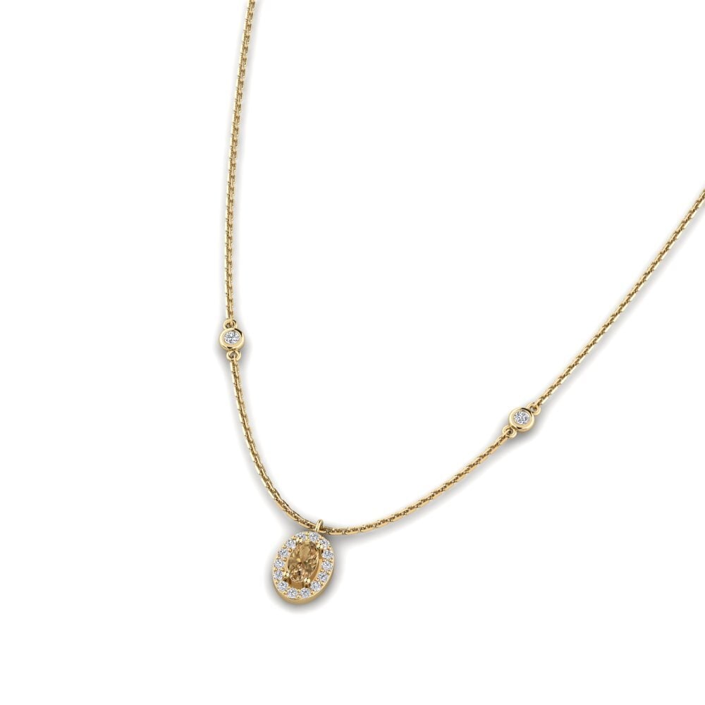 Brown Diamond Women's Necklace Phiri