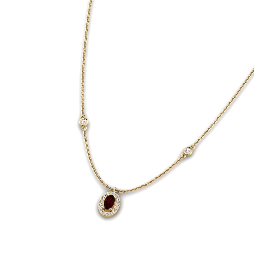 Garnet Women's Necklace Phiri