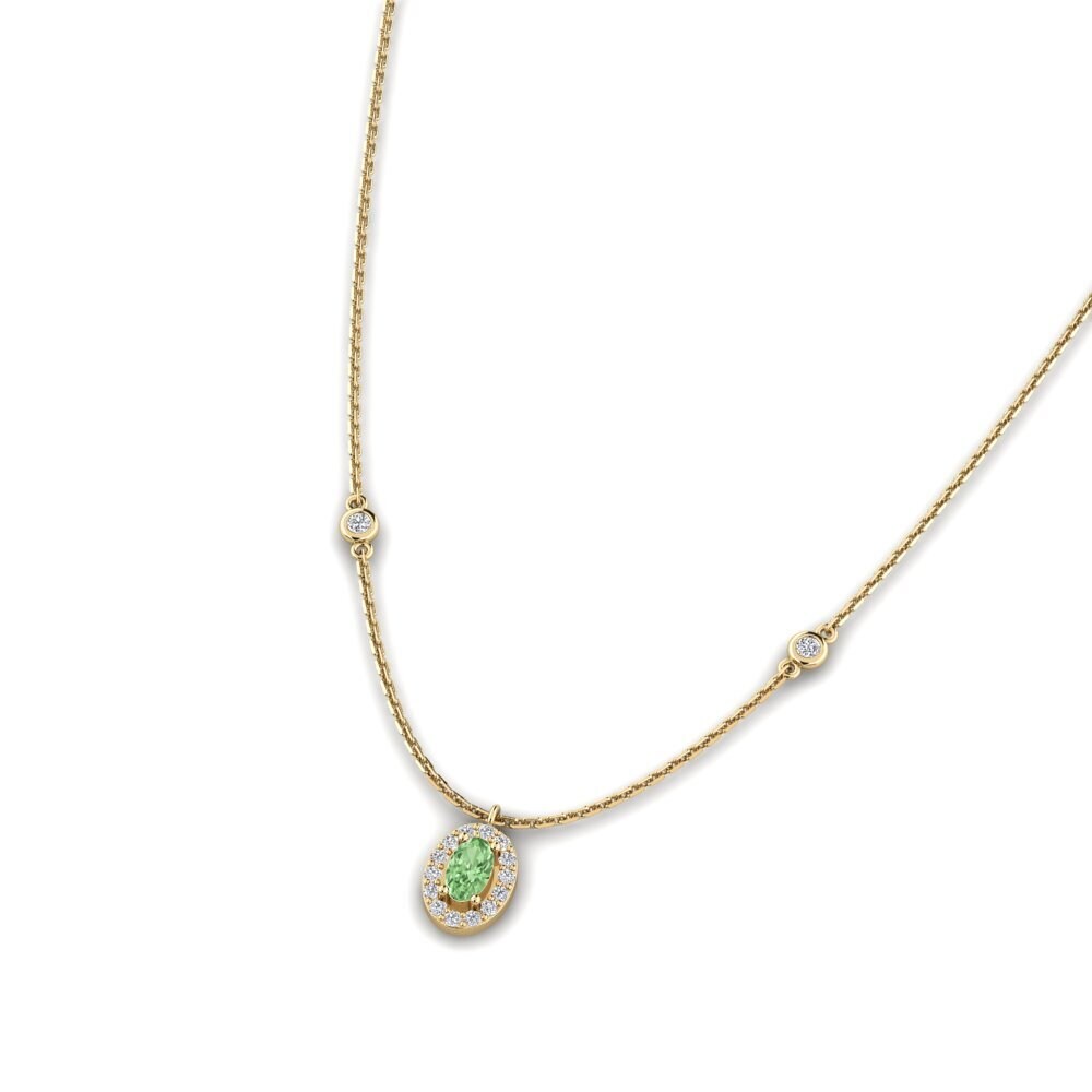 Diamante Verde Collar de Mujer Phiri