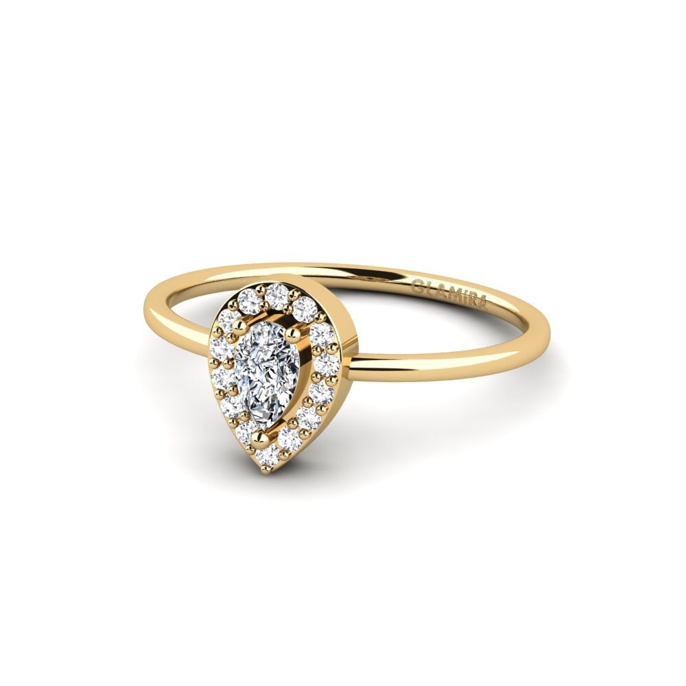 Zirconia Engagement Ring Skjult